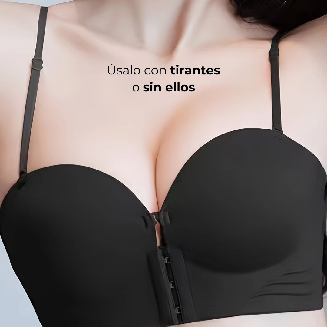 Brasier con cierre frontal efecto Push Up