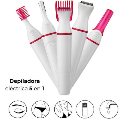 Depiladora eléctrica 5 en 1