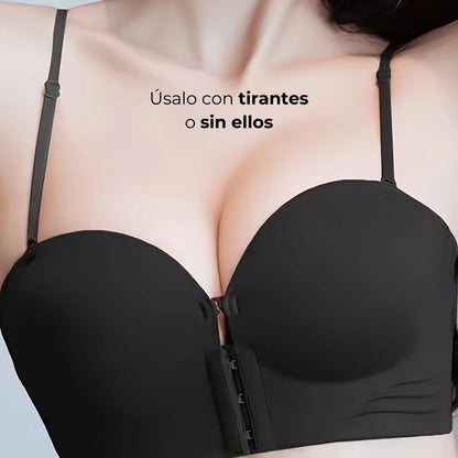 Brasier con cierre frontal efecto Push Up