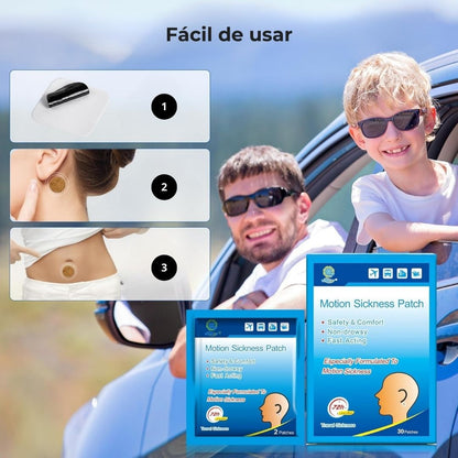 Parches para el mareo y vértigo 10 unds