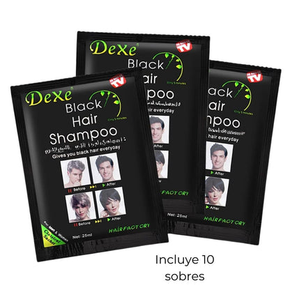Caja de shampoo cubre canas x 10 sobres