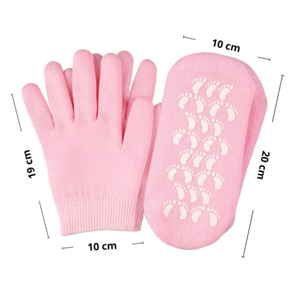 Guantes y medias hidratantes tipo spa