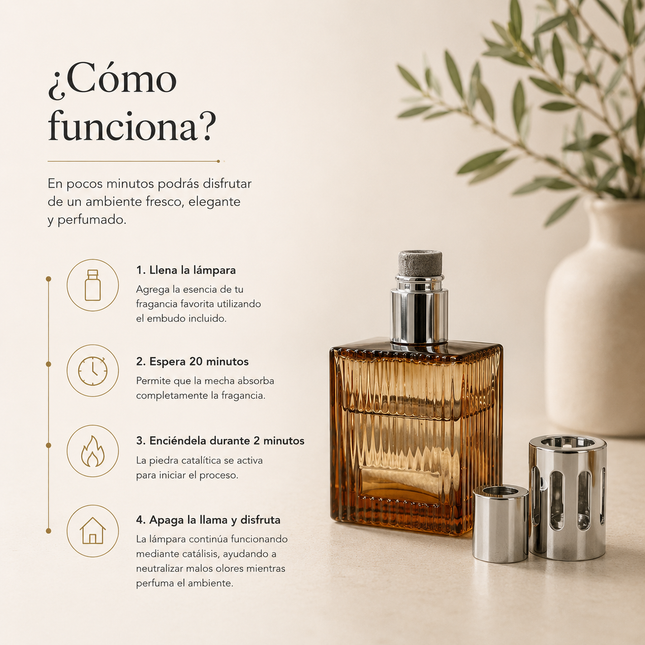 Sienna-Lámpara Catalítica + Aroma
